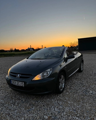 Peugeot 307 CC cena 4499 przebieg: 225500, rok produkcji 2005 z Krapkowice małe 232